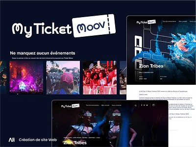 My Ticket Moov - Billetterie en ligne - E-commerce
