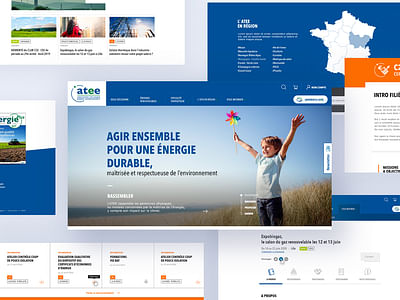 ATEE - Site d'informations - portail associatif - Creación de Sitios Web