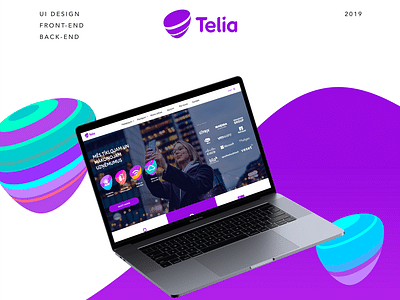 Telia website development - Ergonomia (UX/UI)