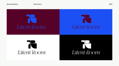 Branding, copywriting & webdesign for Talent Room - Social Media
