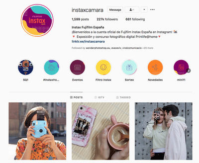 Social Strategist para Instax Camara de Fujifilm - Redes Sociales