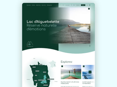 Un site internet tout neuf pour la destination Lac d’Aiguebelette - Création de site internet