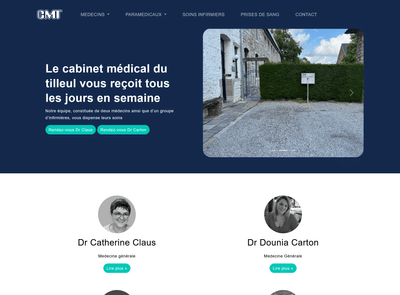 Site web pour le cabinet médical du tilleul - Création de site internet