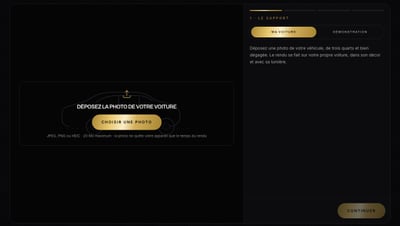 Simulateur de covering sur photo client (démonstration) - Website Creation