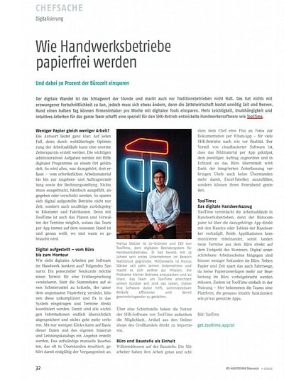 Public Relations for ToolTime - Öffentlichkeitsarbeit (PR)