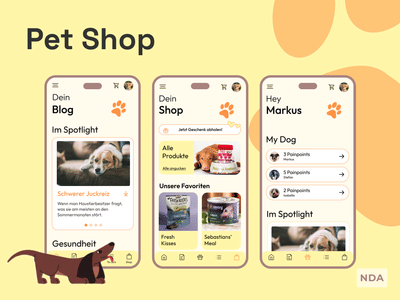PetShop - mobile app for petcare - Mobile App
