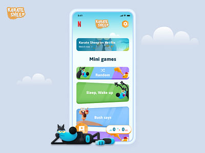 Karate Sheep | App Mobile - Ergonomie (UX/UI)