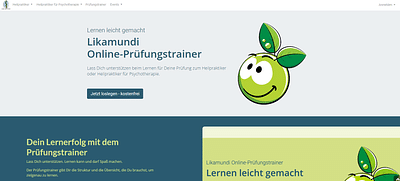 Likamundi - Unterstützung Online Prüfungstrainer - Web Application