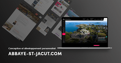 Refonte de site - Abbaye St-Jacut - Application web