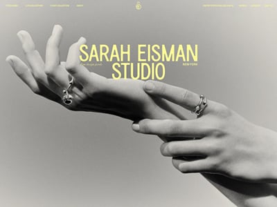 Sarah Eisman Studio, boutique Shopify de joaillerie - E-commerce