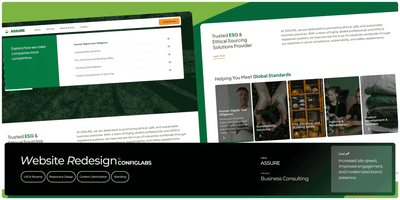 Assure – Corporate Website Redesign & Development - Creazione di siti web