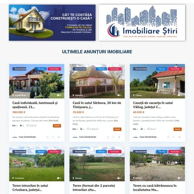 PROFFESIONAL REAL ESTATE WEBSITE - Création de site internet