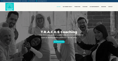Traces Coaching, coaching à Aix-les-Bains - Création de site internet