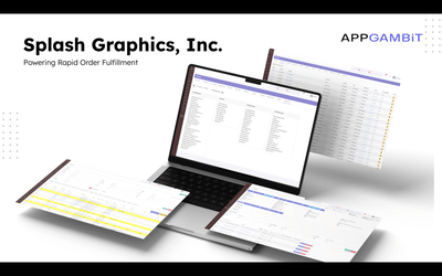 Splash Graphics Order & Production Workflow Platform - Cloud Consulting