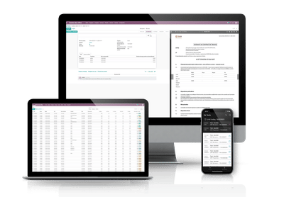 My Team Agency - implémentation Odoo - Application mobile