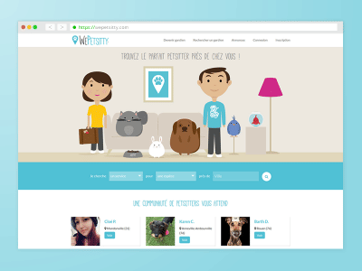 Développement d'une plateforme de mise en relation - Web Applicatie
