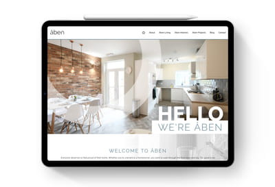 Aben - Website and build - Webseitengestaltung