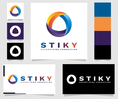 Sticky Logo Design - Design & graphisme
