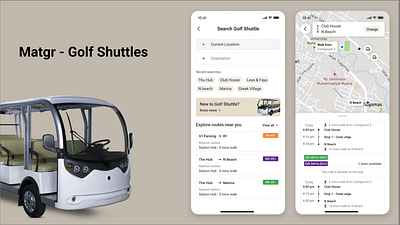 Driving Seamless Mobility: Matagr’s Golf Shuttle - Mobile App