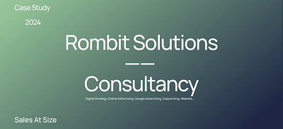 Rombit Solutions - Consultancy - Website Creatie