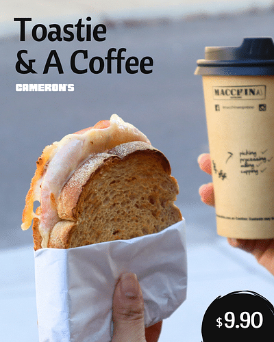Toastie & A Coffee - Werbung