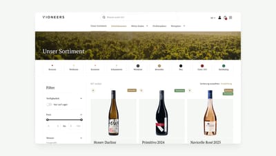 Vioneers – Shopify Betreuung & Optimierung - E-commerce