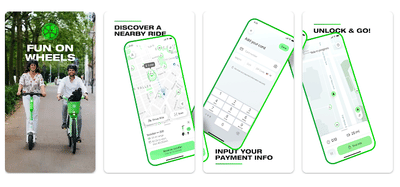 LimeBike / Lime (Micromobility) - App móvil