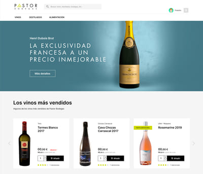 Pastor Bodegas - Creación de Sitios Web