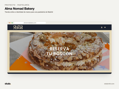 Alma Nomad Bakery: reservas de roscón y panettone - Website Creatie