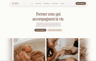 IFP Lyon (Institut de Périnatalité de Lyon) - Website Creation