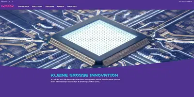 Inhaltspflege Merck Webseite - Website Creation