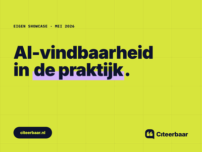 Citeerbaar.nl, eigen AI-vindbaarheid implementatie - SEO
