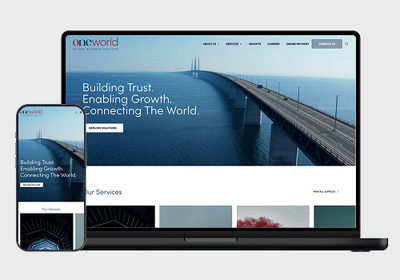 Website Redesign for Oneworld - Website Creation