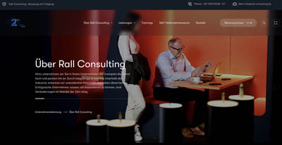 Internationale Unternehmensberatung und Digitalisierungspartner - Website Creation