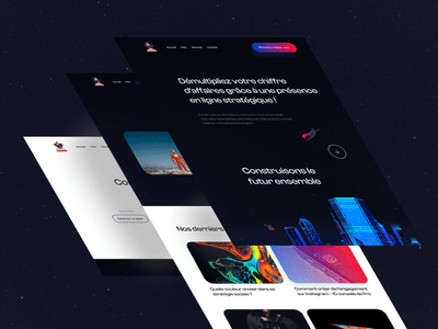 Refonte du site vitrine d'une agence digitale - Website Creation
