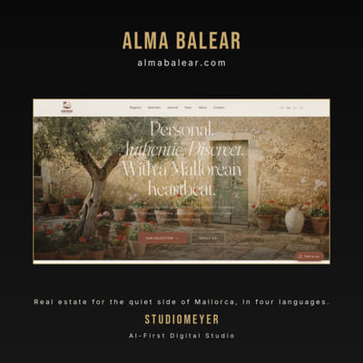 Premium Immobilien-Website mit KI Agenten Anbindung und QR Code System - Webseitengestaltung