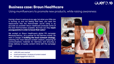 BRAUN HEALTHCARE – Influencer Marketing Campaign - Réseaux sociaux
