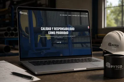 Diseño de sitio web Pytco - E-commerce