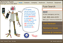 Search Engine Optimization for Monster Fuses - Website Creation