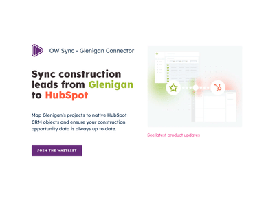 OW Sync - ERP Sync Platform for HubSpot -  Analítica Web/Big data