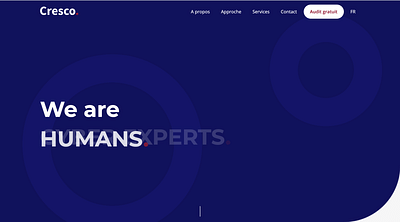 Cresco Cybersecurity - New website - Création de site internet