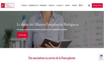 Réseau Alliance Française Madagascar - Website Creatie