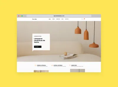Tienda online Barroluz. Lámparas cerámicas - SEO