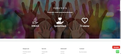 Impact Autism — presentation website for a therapy NGO - Création de site internet