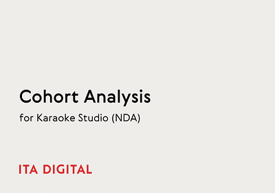 Cohort Analysis for Karaoke Studio - Web analytics/Big data