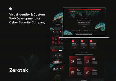 Custom web development for cybersecurity company - Usabilidad (UX/UI)