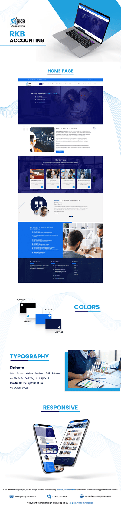 RKB Accounting - Website for Accounting Firm - SEO