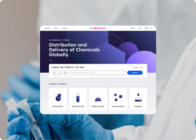 BioChemtronica - Création de site internet