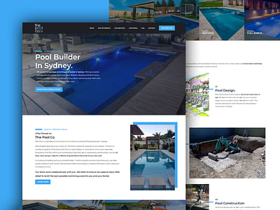 The Pool Co. - Webseitengestaltung