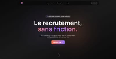 OYA INTELLIGENCE — Plateforme SaaS de Recrutement Nouvelle Génération - Software Development